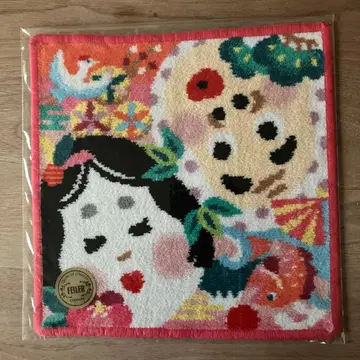 러브러리 바이 페이 설날 복웃음 손수건 후쿠와라이