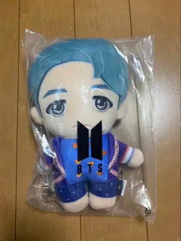 BTS 봉제 인형 파란 머리