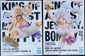 원피스 KING OF ARTIST 루피 보 피규어 세트