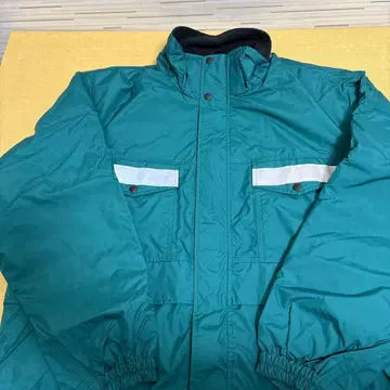 미도리 안전 방한 방수 자켓 후드 부착 4L 사이즈