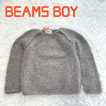 [ BEAMS BOY ] 큼직한 니트 스웨터 페루 니트 울 새상품급!