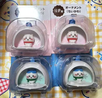 치이카와 (먼작귀) 에니마이 복권 F상 오너먼트 하치와레 크리스마스