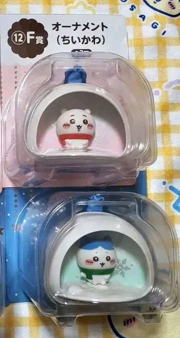 치이카와 (먼작귀) 에니마이 복권 F상 오너먼트 하치와레 크리스마스