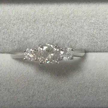 고급 반짝반짝 다이아몬드 반지 0.53ct 9.5호 3스톤
