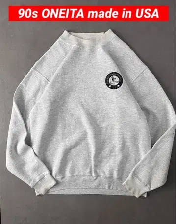 90s USA 구제 의류 ONEITA 맨투맨 그레이 오니타 L