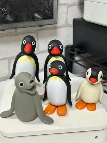 핑구 가족 피규어 5체 세트