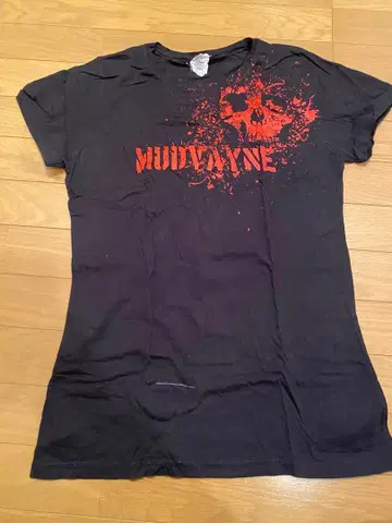 MUDVAYNE 그래픽 티셔츠 블랙 여성용