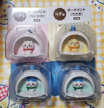 치이카와 (먼작귀) 에니마이 복권 F상 오너먼트 하치와레 토끼 크리스마스