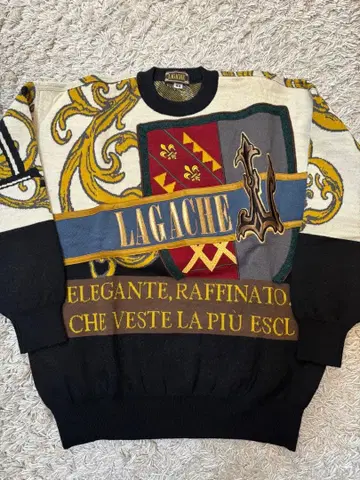 LAGACHE 멀티 컬러 니트 스웨터 48