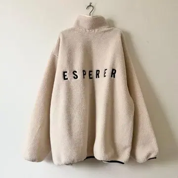 Spick and Span 23AW 보아 하프 지퍼 풀오버