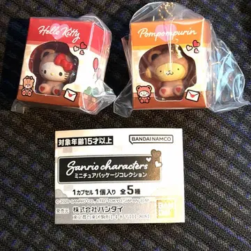 산리오 미니어처 패키지 참 헬로키티 폼폼푸딩 가챠