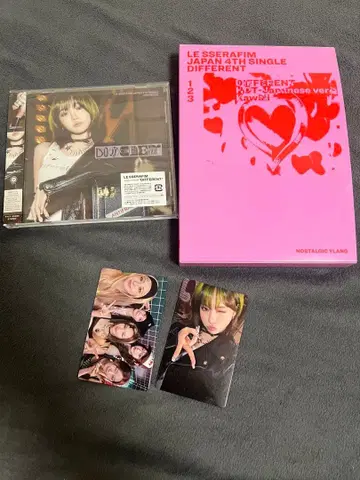 LE SSERAFIM JAPAN 4TH SINGLE DIFFERENT