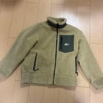 CAMP7 플리스 자켓 L 사이즈 베이지