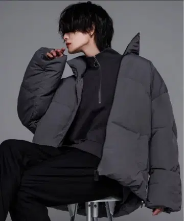 ADRER 다운 자켓 차콜