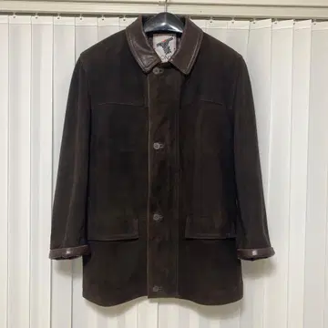 다크 브라운 스웨이드 자켓