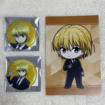 HUNTER x HUNTER 애니메이트 페어 크라피카 글리터 캔뱃지