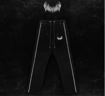 Pxrge Trxxxper 착용 YXNGBRATZ 로고 팬츠