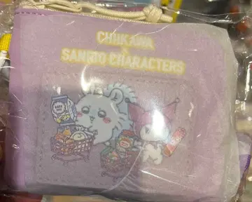 치이카와 산리오 슈퍼마켓 컴팩트 월렛 모몽가 쿠로미