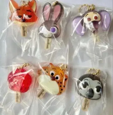 주토피아 아이스캔디 참 전 6종 컴플리트 아이스캔디