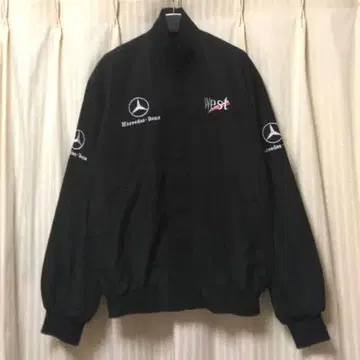 벤츠 West 레이싱 피트 크루 자켓 블루종