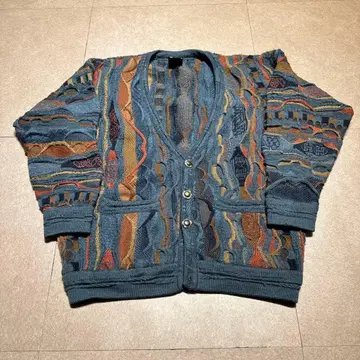 Emaroo 가디건 3D 니트 스웨터 울 패턴 호주