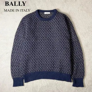 새상품급 이탈리아제 BALLY 발리 버드아이 패턴 올 패턴 니트 스웨터