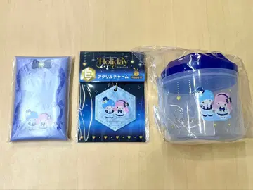 산리오 복권 캐니스터 & 아크릴 참 & 멀티 케이스 키키라라