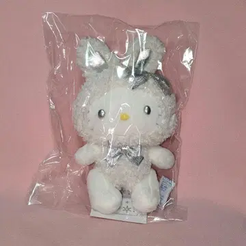 산리오 헬로키티 포근포근 스노우 토끼 봉제 인형