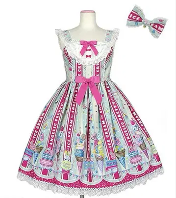 angelic pretty 아이스크림 파를러 JSK 머리핀
