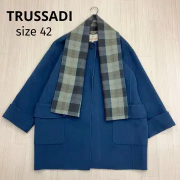 TRUSSARDI 트루사르디 울 노카라 코트 겉옷 포함 42