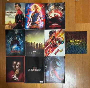 영화 팜플렛 세트 / 약간의 흠집 및 얼룩 있음