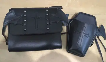 시이나 히카리 아베일 콜라보 배트 날개 디자인 숄더백