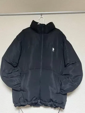 U.S. POLO ASSN 블랙 다운 자켓