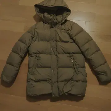 짐플렉스 후드 부착 다운 자켓