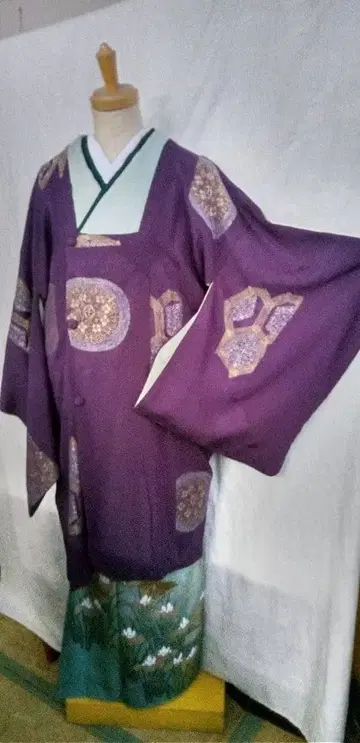 도행, 오메시, 보라색 날개 패턴, 앤티크