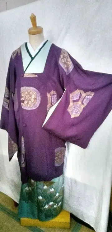 도행, 오메시, 보라색 날개 패턴, 앤티크