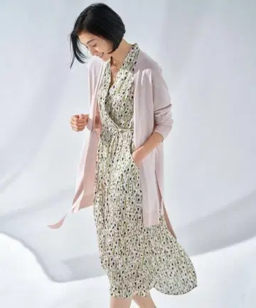 자유구 ERICA 플라워 프린트 원피스