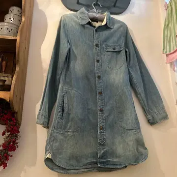 URBAN RESEARCH 롱 기장 데님 셔츠 어반 리서치 새상품급