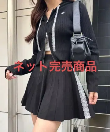 NICE CLAUP 스태프 기획 니트 후드티 셋업 인터넷 완판템