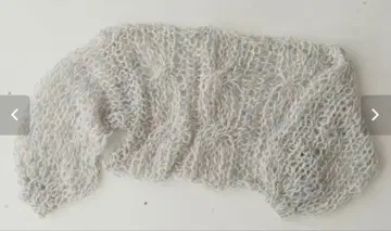 amuamu 니트 믹스 컬러 시스루 풀오버