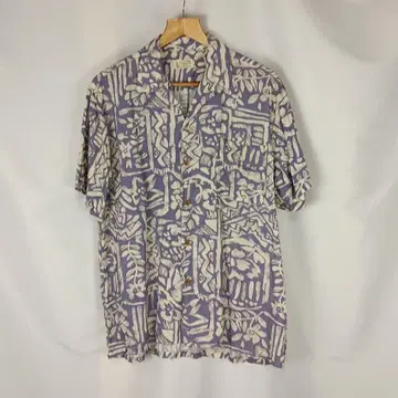 Sudburystyle 알로하 셔츠 M~L 레이온 퍼플 B4137