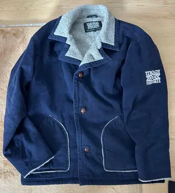 MOKU HAWAII 보아 안감 런치 자켓 L 네이비