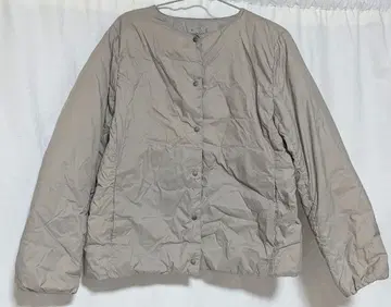 [ 무인양품 ] 베이지 노카라 자켓