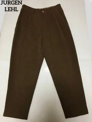JURGEN LEHL 요건 레일 울 캐주얼 팬츠