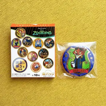 주토피아 금 배지 닉 캔뱃지