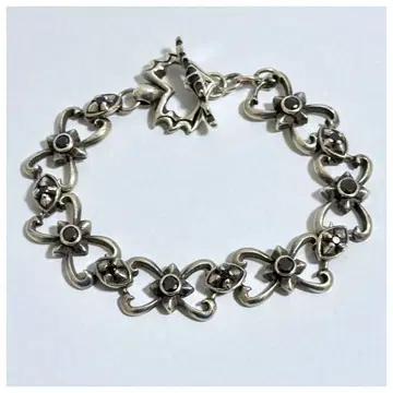 실버 925 보석 포함 팔찌 엑스 재팬