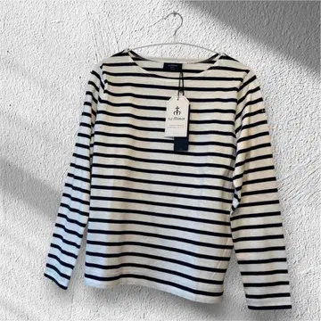 미사용 새상품 [ Le minor ] 보더 긴팔 T셔츠