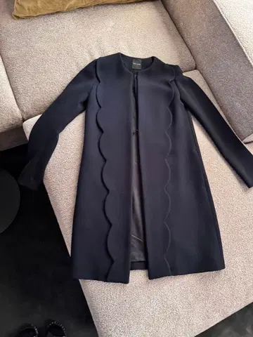 YOKO CHAN 네이비 36 코트