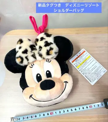 미니 레오파드 무늬 표범 무늬 레오파드 숄더백 디즈니 리조트