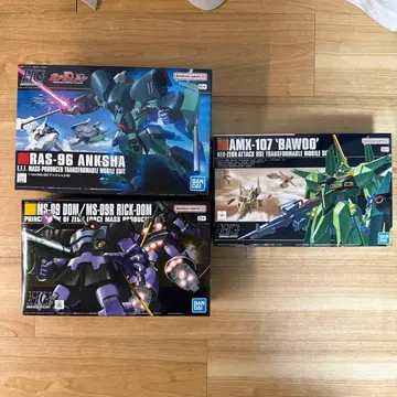 HGUC 바우 양산형 앙크샤 돔/릭 돔 모음